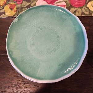 Teal melamine NWOT world market dinner plates - set of 8